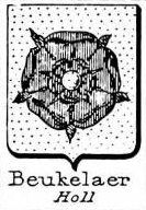 Beukelaer Coat of Arms / Family Crest 0