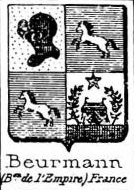 Beurmann Coat of Arms / Family Crest 3