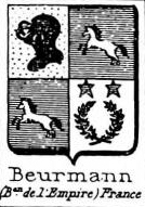 Beurmann Coat of Arms / Family Crest 1