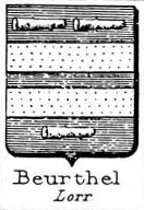 Beurthel Coat of Arms / Family Crest 0