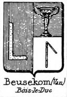 Beusekom Coat of Arms / Family Crest 0