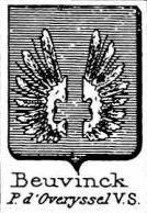 Beuvinck Coat of Arms / Family Crest 0