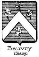 Beuvry Coat of Arms / Family Crest 0