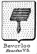 Beverloo Coat of Arms / Family Crest 1