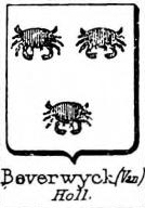 Beverwyck Coat of Arms / Family Crest 1