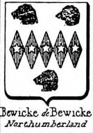 Bewicke Coat of Arms / Family Crest 2