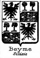 Beyme Coat of Arms / Family Crest 2