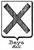 Beys Coat of Arms / Family Crest 1