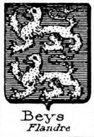 Beys Coat of Arms / Family Crest 3
