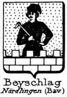 Beyschlag Coat of Arms / Family Crest 0