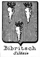 Bibritsch Coat of Arms / Family Crest 2