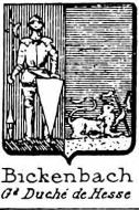 Bickenbach Coat of Arms / Family Crest 4