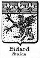 Bidard Coat of Arms / Family Crest 0