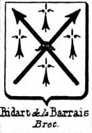 Bidart Coat of Arms / Family Crest 0