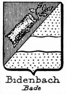 Bidenbach Coat of Arms / Family Crest 2