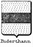 Biderthann Coat of Arms / Family Crest 0