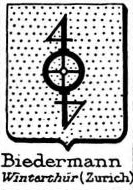 Biedermann Coat of Arms / Family Crest 2