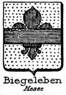 Biegeleben Coat of Arms / Family Crest 0