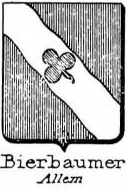 Bierbaumer Coat of Arms / Family Crest 0