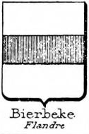 Bierbeke Coat of Arms / Family Crest 0
