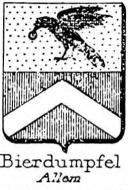 Bierdumpfel Coat of Arms / Family Crest 1