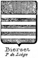 Bierset Coat of Arms / Family Crest 0