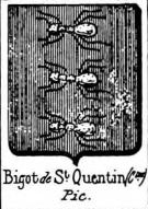 Bigot Coat of Arms / Family Crest 13