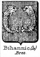 Bihannic Coat of Arms / Family Crest 0