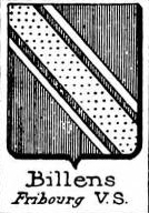 Billens Coat of Arms / Family Crest 0