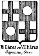 Billeres Coat of Arms / Family Crest 0