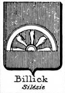 Billick Coat of Arms / Family Crest 2