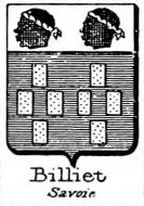 Billiet Coat of Arms / Family Crest 0