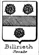 Billrieth Coat of Arms / Family Crest 0