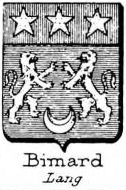 Bimard Coat of Arms / Family Crest 1