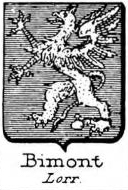 Bimont Coat of Arms / Family Crest 0