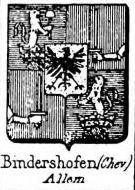 Bindershofen Coat of Arms / Family Crest 0
