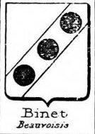 Binet Coat of Arms / Family Crest 3