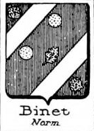 Binet Coat of Arms / Family Crest 4