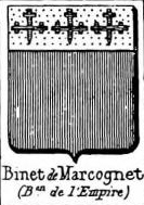 Binet Coat of Arms / Family Crest 7