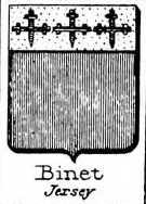 Binet Coat of Arms / Family Crest 1