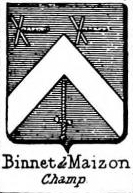 Binnet Coat of Arms / Family Crest 0