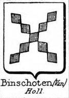Binschoten Coat of Arms / Family Crest 0