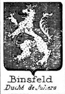 Binsfeld Coat of Arms / Family Crest 0