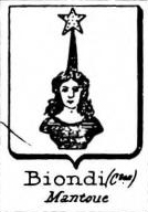Biondi Coat of Arms / Family Crest 7