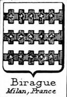 Birague Coat of Arms / Family Crest 0