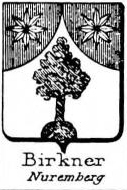 Birkner Coat of Arms / Family Crest 0