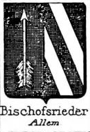 Bischofsrieder Coat of Arms / Family Crest 0