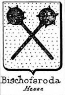 Bischofsroda Coat of Arms / Family Crest 0