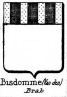 Bisdomme Coat of Arms / Family Crest 0