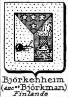 Bjorkenheim Coat of Arms / Family Crest 0